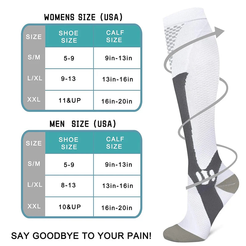Brothock Medical Sport Compression Socks - Palm and Thread