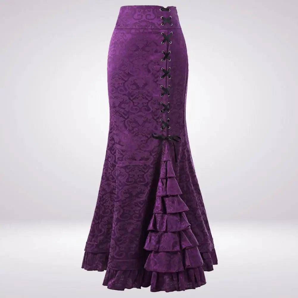 Trumpet Mermaid Gothic Victorian Skirt - Palm and Thread