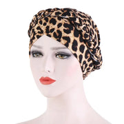 Print Cotton Scarf Inner Hijab Turban Cap Headwear - Palm and Thread