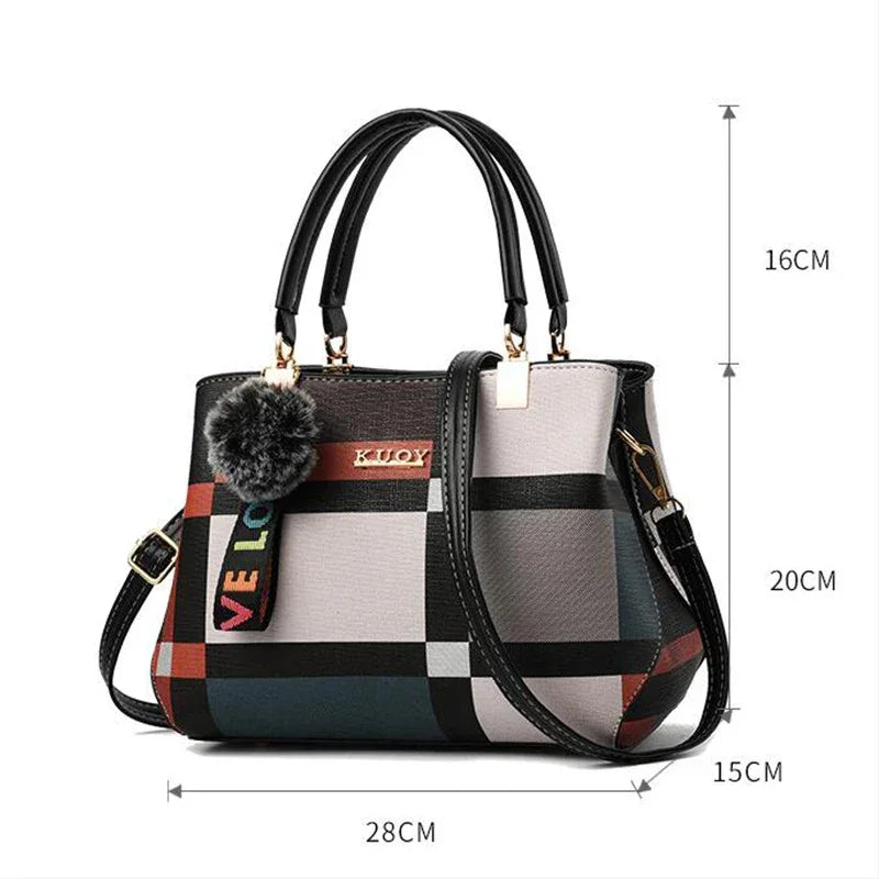 Elegant Messenger PU Leather Crossbody Bag - Palm and Thread