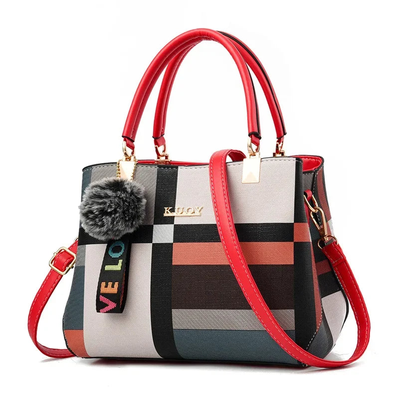 Elegant Messenger PU Leather Crossbody Bag - Palm and Thread