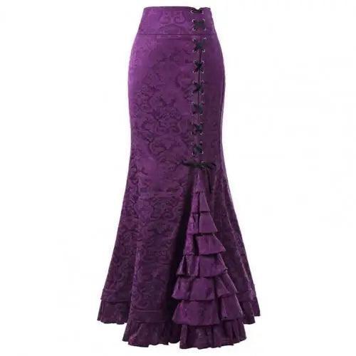 Trumpet Mermaid Gothic Victorian Skirt - Palm and Thread