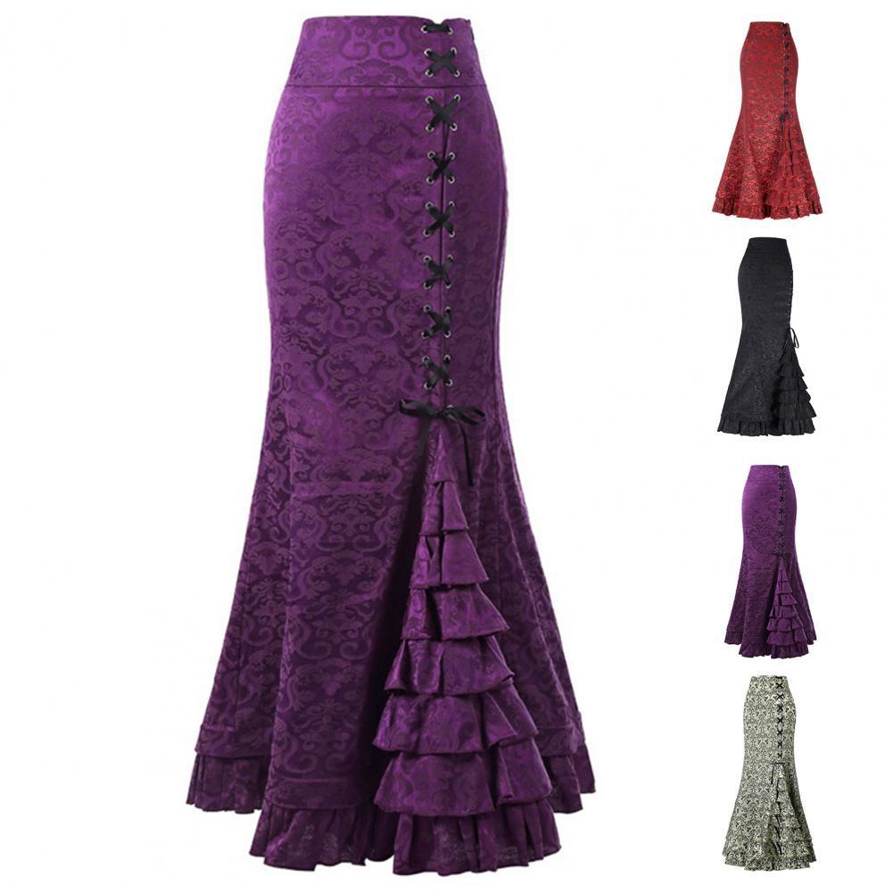 Trumpet Mermaid Gothic Victorian Skirt - Palm and Thread