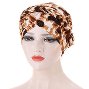 Print Cotton Scarf Inner Hijab Turban Cap Headwear - Palm and Thread