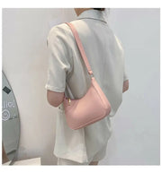 Retro PU Leather Underarm Bag