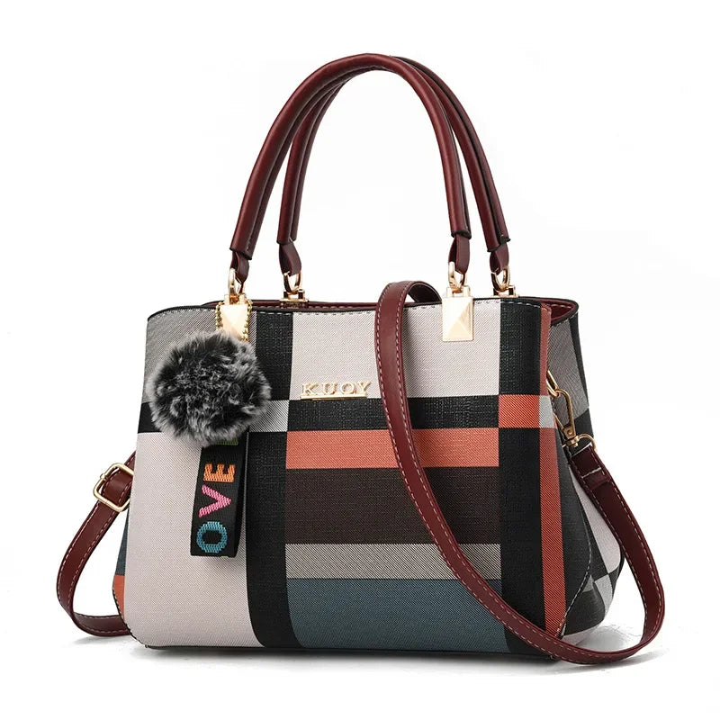 Elegant Messenger PU Leather Crossbody Bag - Palm and Thread