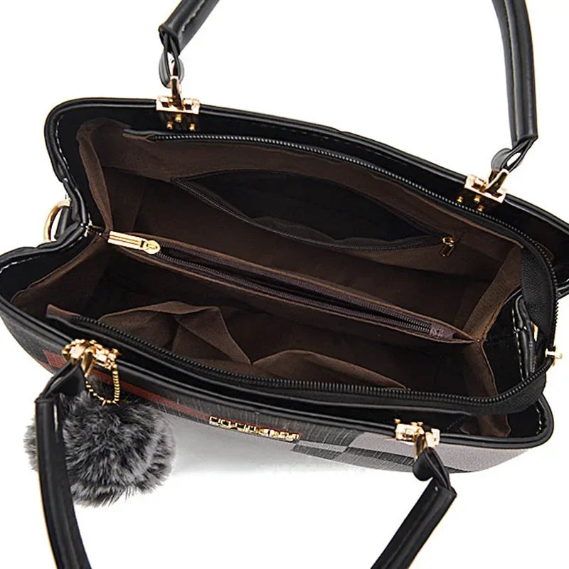 Elegant Messenger PU Leather Crossbody Bag - Palm and Thread