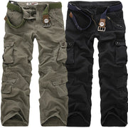 Cargo Loose Multi Pocket Cotton Pant - Palm and Thread