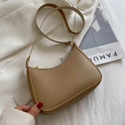 Retro PU Leather Underarm Bag