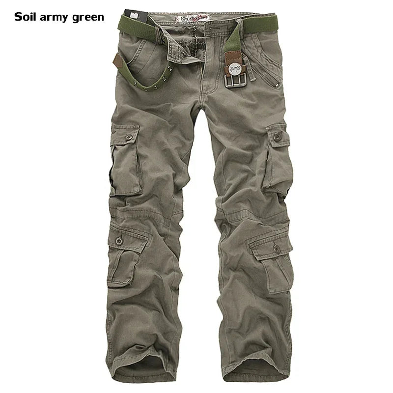 Cargo Loose Multi Pocket Cotton Pant - Palm and Thread