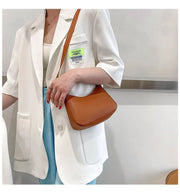 Retro PU Leather Underarm Bag