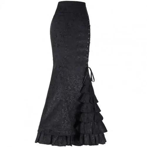 Trumpet Mermaid Gothic Victorian Skirt - Palm and Thread