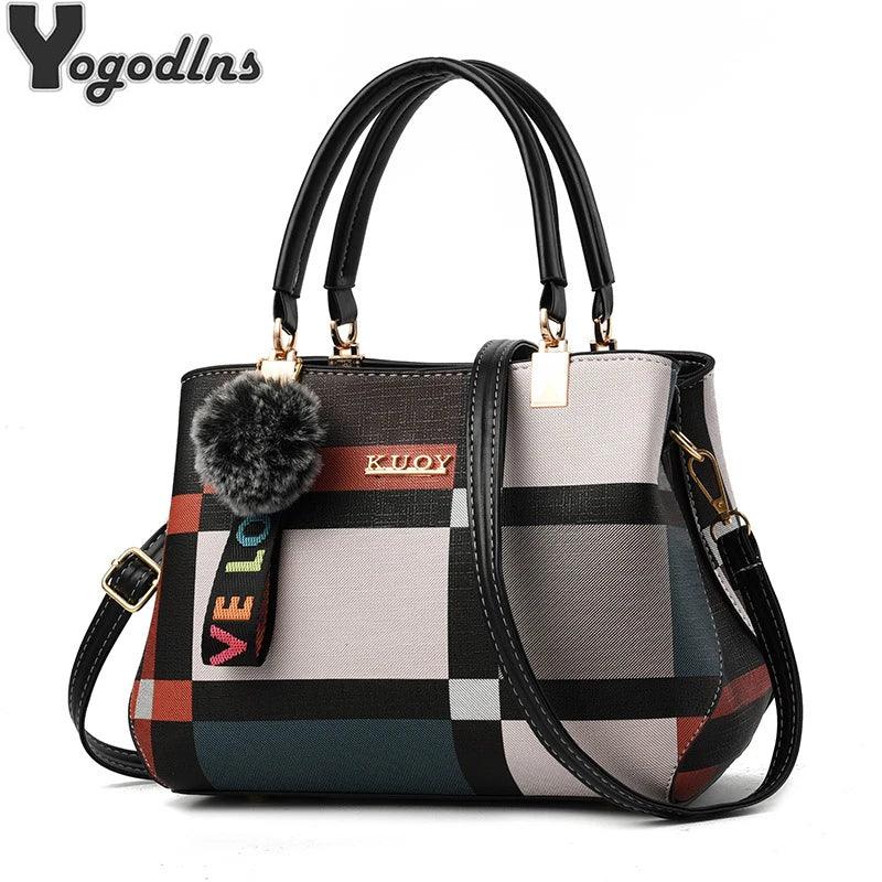 Elegant Messenger PU Leather Crossbody Bag - Palm and Thread