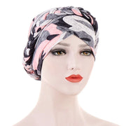 Print Cotton Scarf Inner Hijab Turban Cap Headwear - Palm and Thread