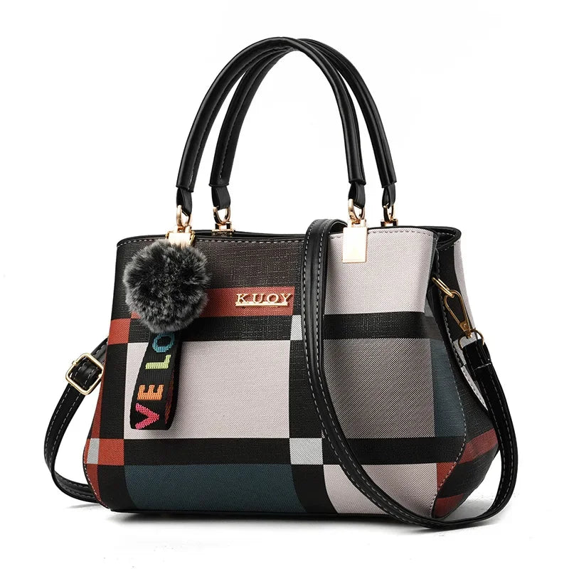 Elegant Messenger PU Leather Crossbody Bag - Palm and Thread