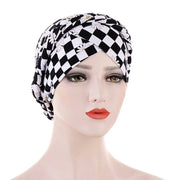 Print Cotton Scarf Inner Hijab Turban Cap Headwear - Palm and Thread