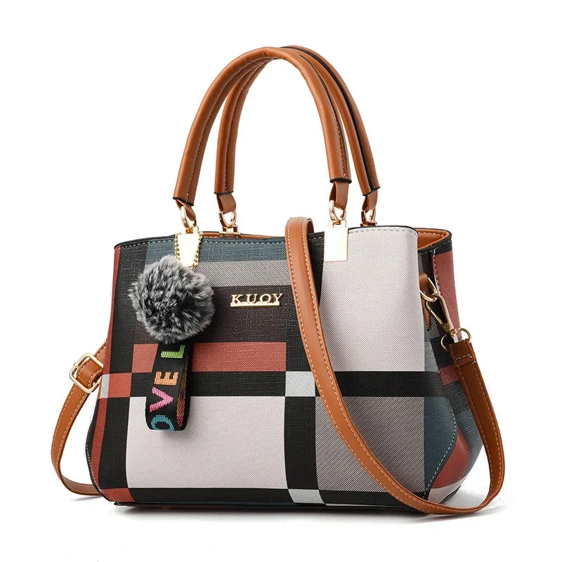 Elegant Messenger PU Leather Crossbody Bag - Palm and Thread