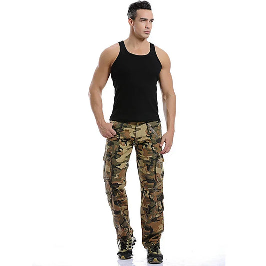 Cargo Loose Multi Pocket Cotton Pant - Palm and Thread