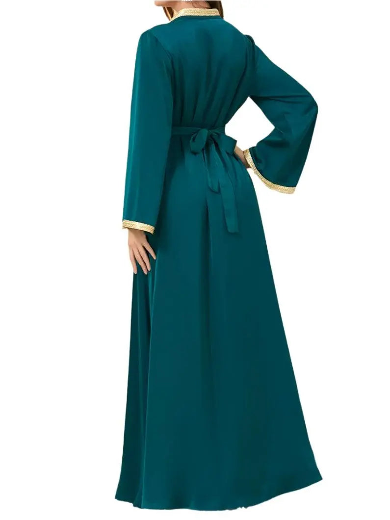 Kimono and Vest Dress 2 Piece Set Abaya - Palm and Thread