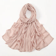 Thin Plain Shawl Soft Viscose Rayon Headscarf - Palm and Thread