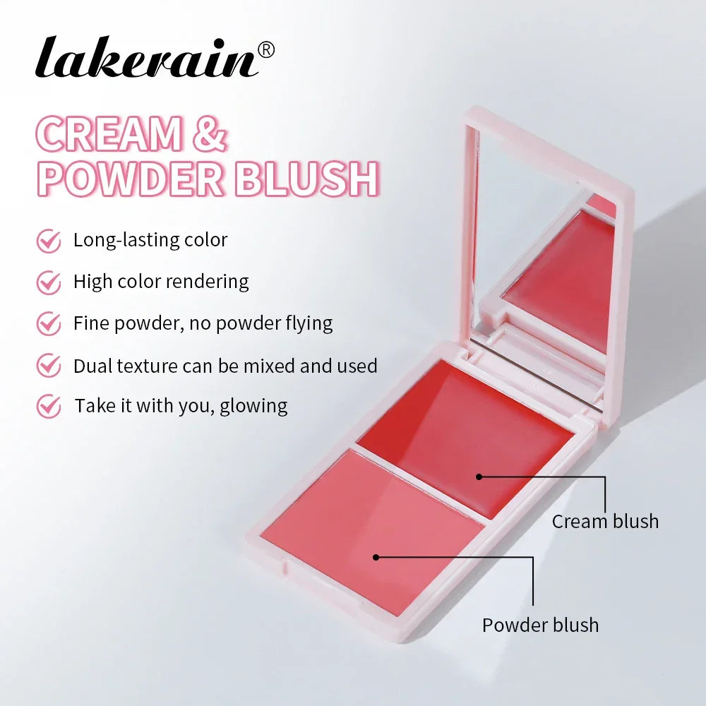 Cream & Powder Blush Palette - Palm and Thread