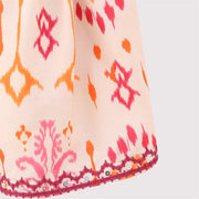 Versatile Embroidery Beaded Print Top - Palm and Thread