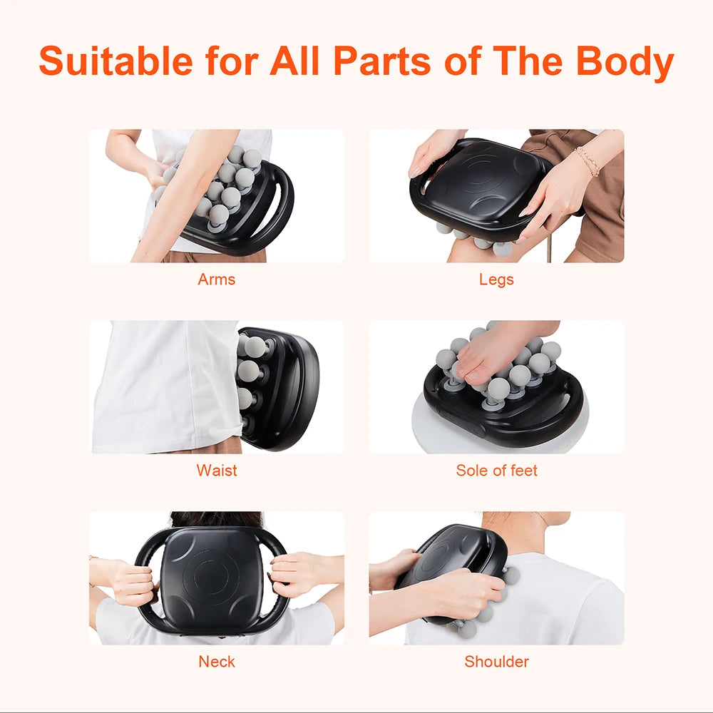 High-Frequency Gun Vibration Body Massage- 16 Head - Palm and Thread