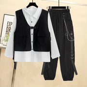 Shirt Vest & Pant Matching Set - Palm and Thread