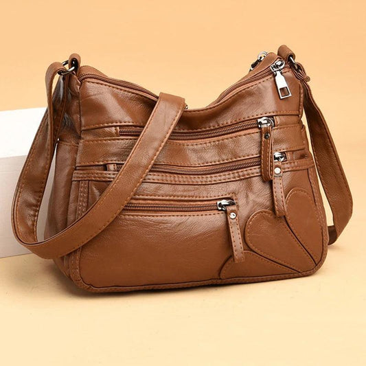 High Quality Soft Leather Shoulder Bag - Palm and Thread