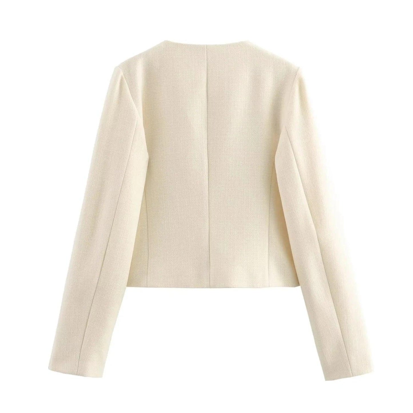 Long Sleeve Cropped Jacket Coat - Palm and Thread