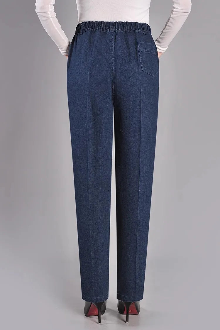 Embroidery Straight Jeans Pant - Palm and Thread