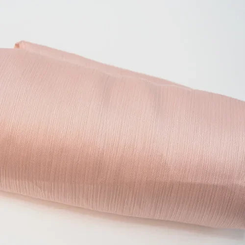 Pleated Satin Chiffon Hijab Silk Scarf - Palm and Thread
