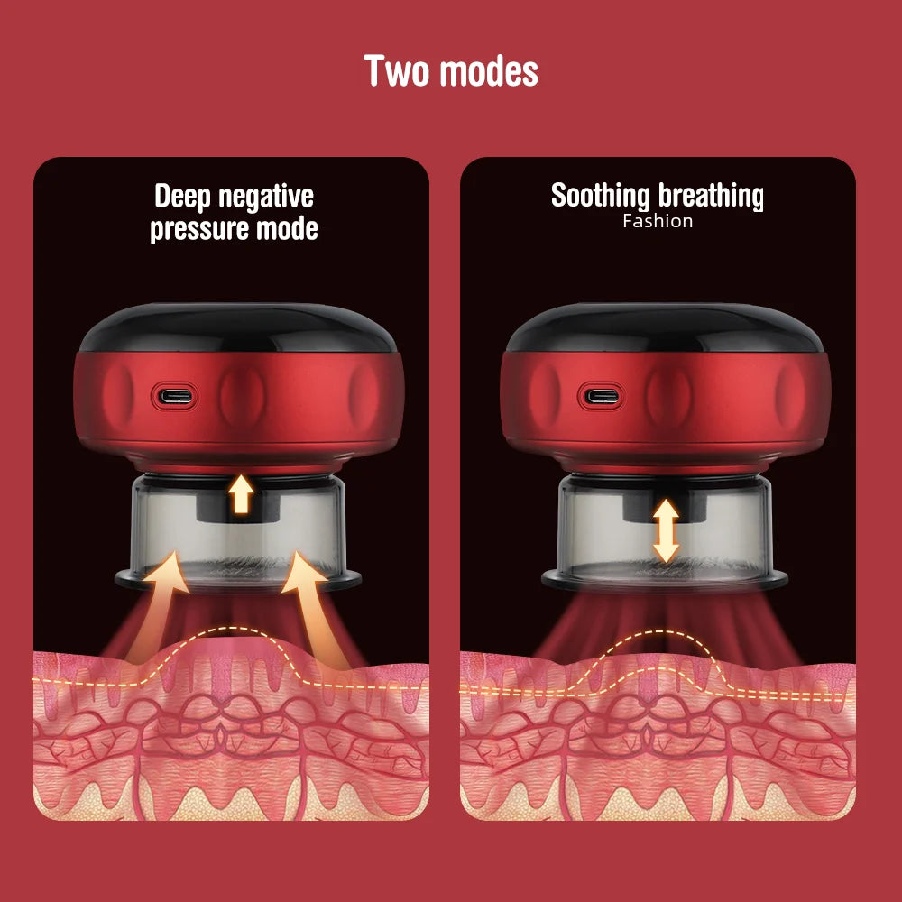 Intelligent Vacuum Cupping Massage Device - Palm and Thread