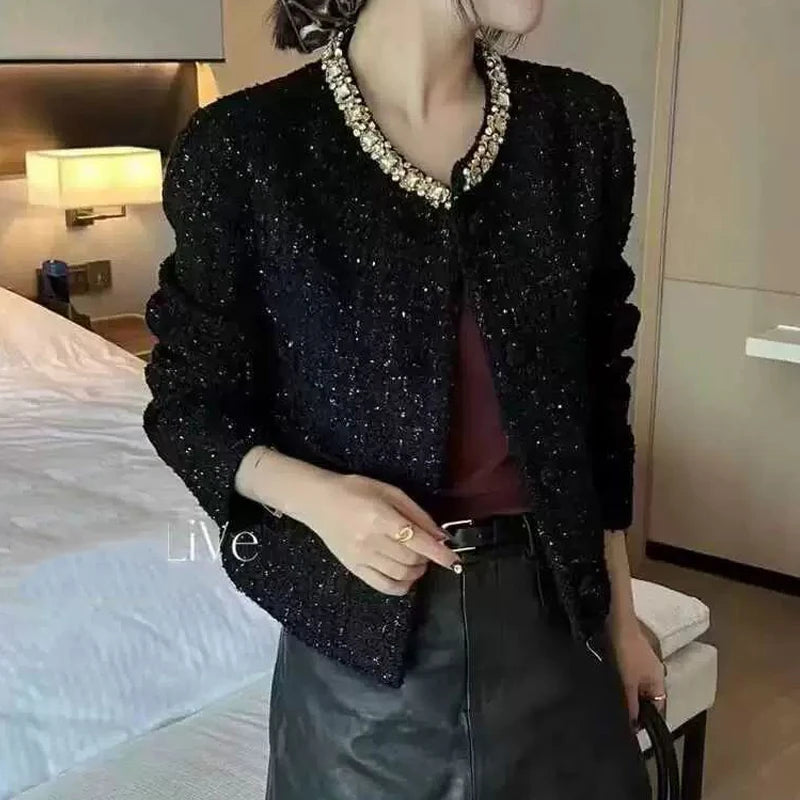 Stylish Vintage Diamonds Luxury Chic Jacket - Palm and Thread