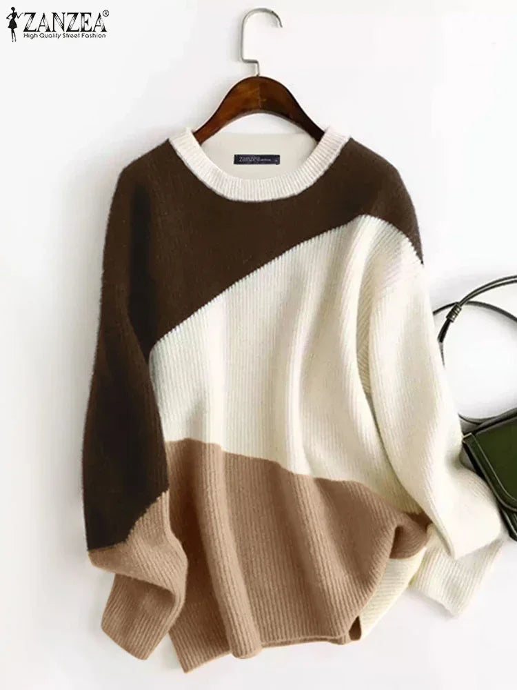 Loose Pullovers Round Neck Top - Palm and Thread
