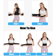 Back Posture Anti-camel Correction Belt - Palm and Thread