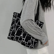 Cute Cat Shopper Handbag - Palm and Thread