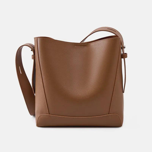 Cow Genuine Leather Bucket Shoulder Trend Designer Crossbody Bag - Palm and Thread