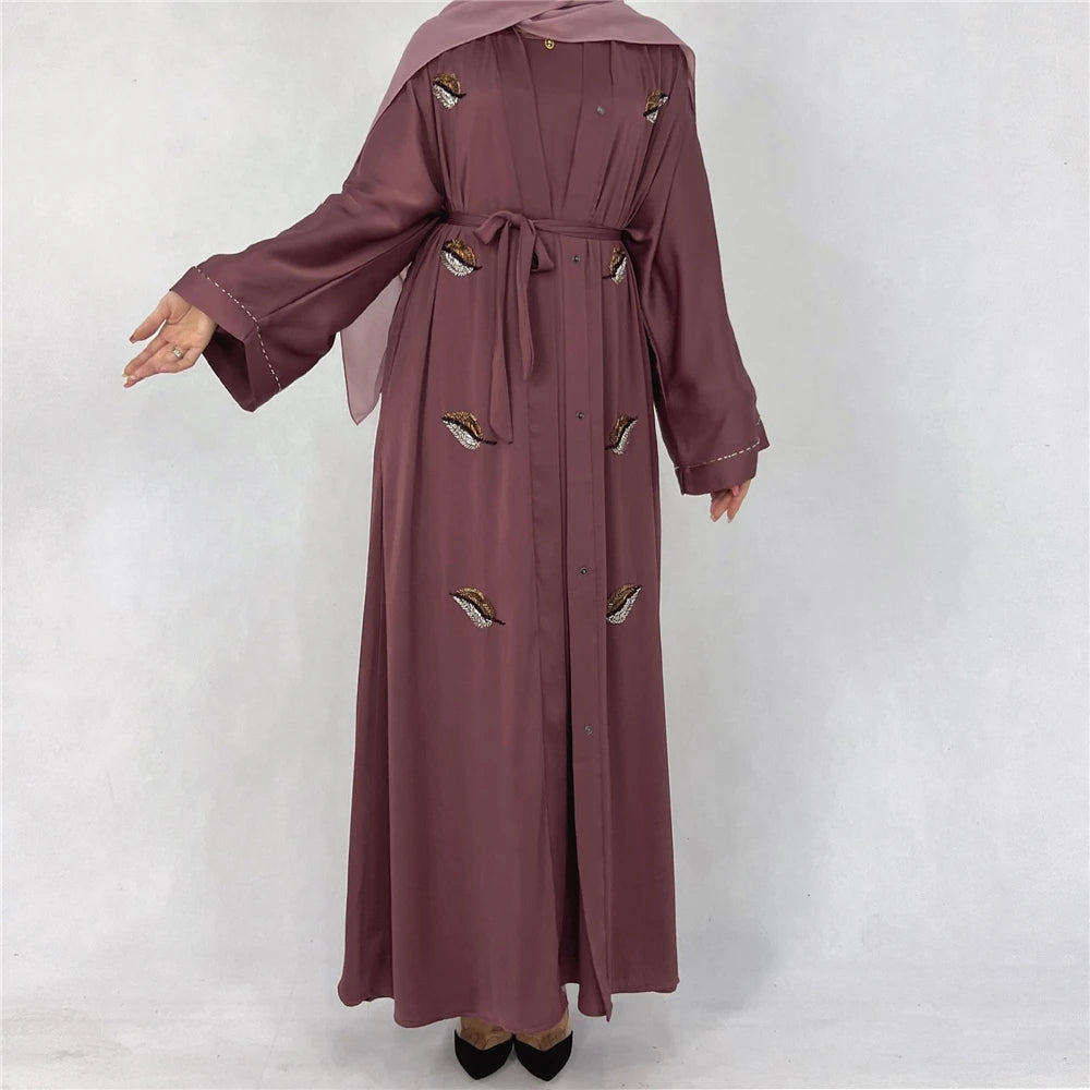 Fashion Belted Abaya Kaftan - Palm and Thread