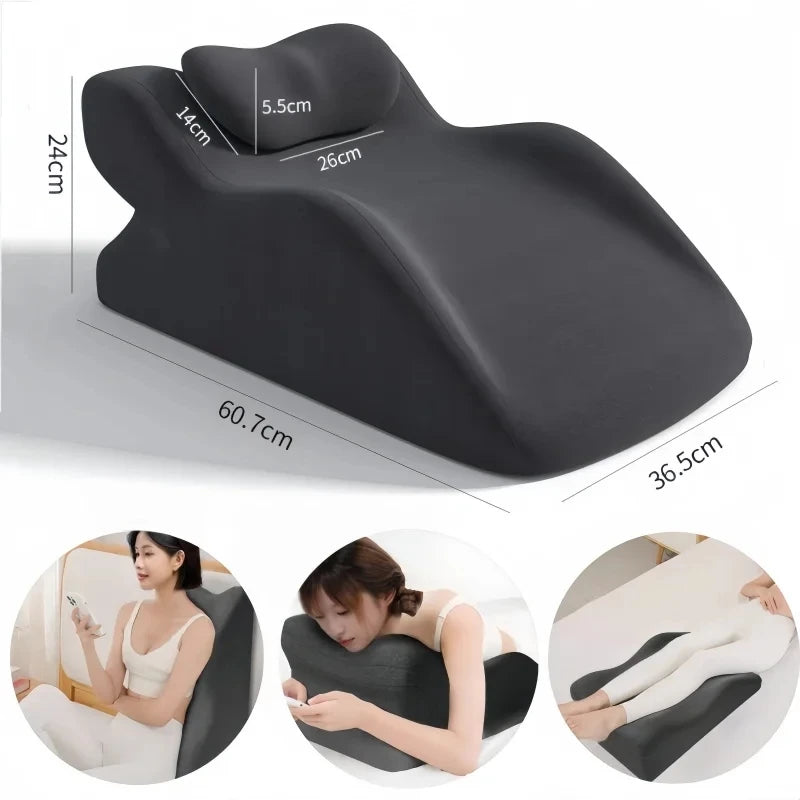 Relaxing Prone Pillow Ergonomic Memory Foam - Palm and Thread