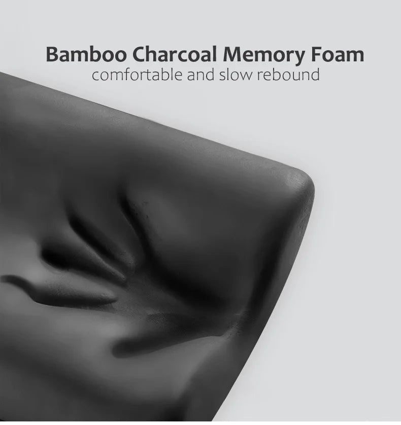 Bamboo Charcoal Slow Rebound Neck Pillow - Palm and Thread