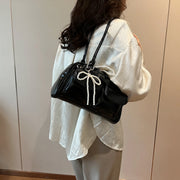 Trendy Bow Underarm Pillow Bag