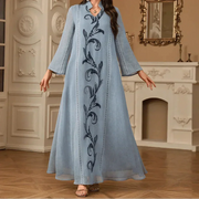 New Embroidery Abaya Kaftan - Palm and Thread