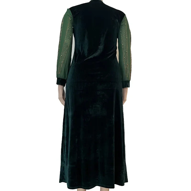 Noble Diamond Robe Dress - Palm and Thread