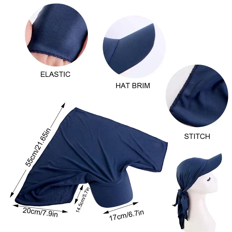 New Instant Hijab Cap Bonnet Voile - Palm and Thread