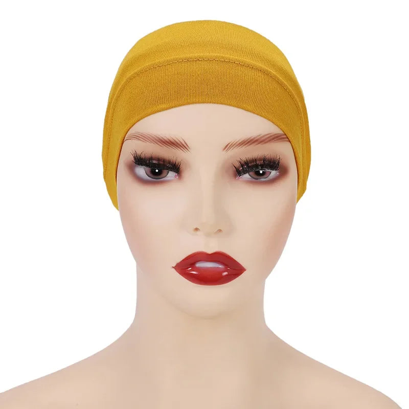 Soft Cotton Under Scarf Cap Turban - Palm and Thread