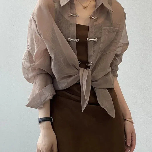New Style Buttoned Style Shirt - Palm and Thread