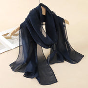New Print Chiffon Scarf Shawl - Palm and Thread