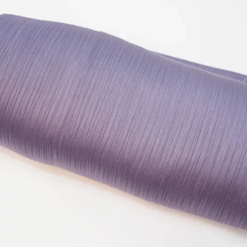 Pleated Satin Chiffon Hijab Silk Scarf - Palm and Thread