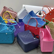 Croc Beach Tote Rubber Waterproof Bag - Palm and Thread